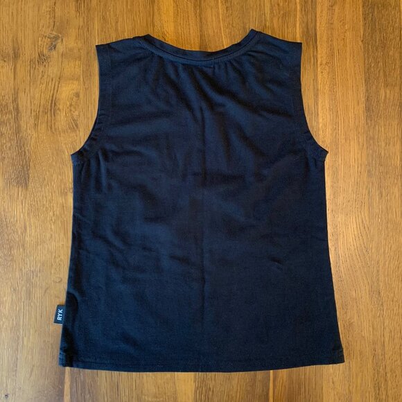 ROCK YOUR BABY Heart Tank Top Girls 4 4T Bee Gees Black Muscle Shirt Girl NWOT - Picture 2 of 5